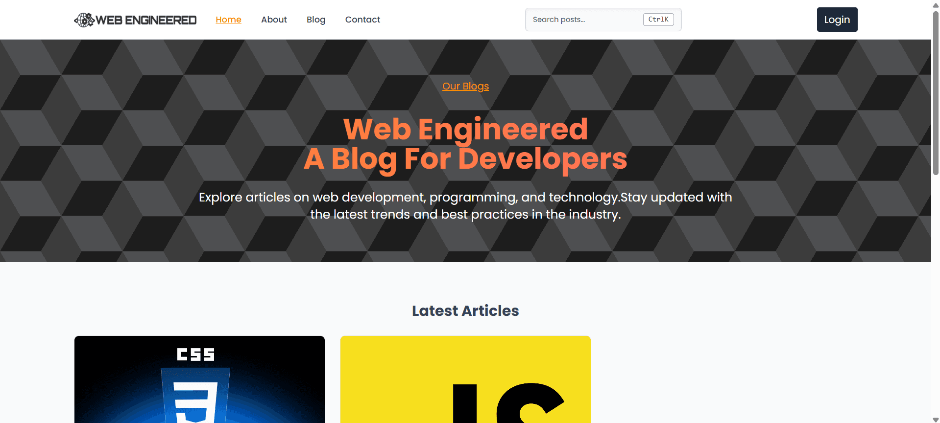 Cover for project: WebEngineered Blog